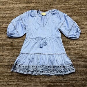 Alexis Sky Blue Cotton Dress